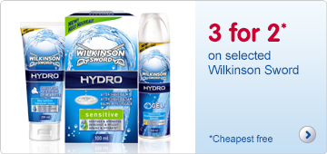 3for2 selected Wilkinson Sword